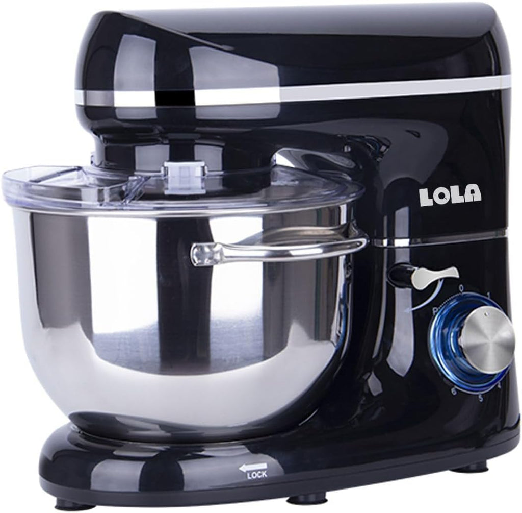 Lola 5.5L Stand Mixer 1100W Kitchen Machine Stand Bowl Mixer for Baking,Kitchen Electric Mixer with Dough Hook, Whisk & Beater