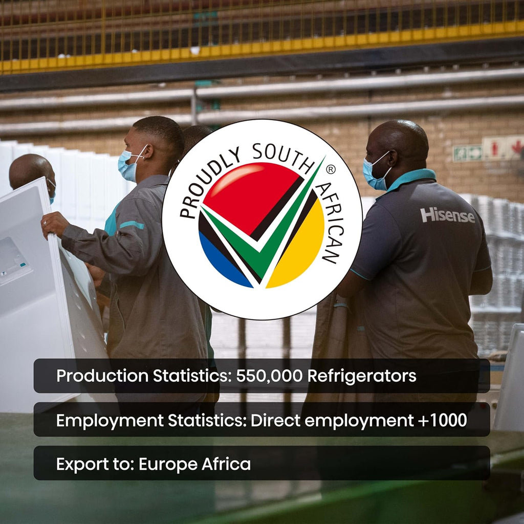 Hisense Side by Side Fridge, 508 Liter Capacity, Titanium Inox