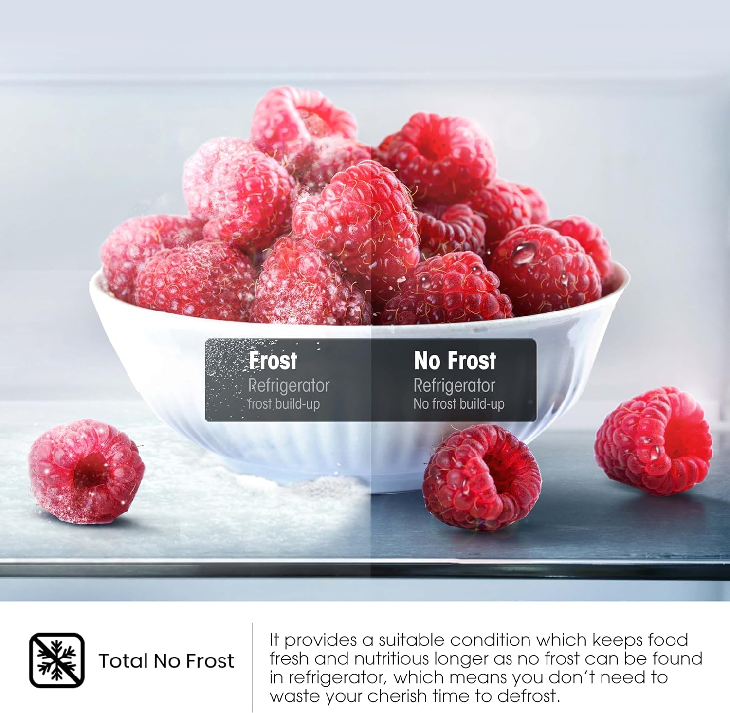 Hisense Side by Side Fridge, 508 Liter Capacity, Titanium Inox