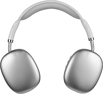 Amplify Stellar Series Bluetooth Headphones | 55H Playtime Wireless Over-Ear Headphones | USB-C Charging | AUX Mode | Built-In Mic | 40mm Drivers | White