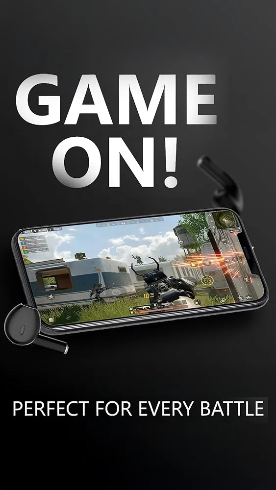 Norden Echo TWS Bluetooth Earphones, Wireless Bluetooth 5.0 Earbuds with Charging Case, 10m Range, Long Battery Life, Compact and Lightweight Design (Black)