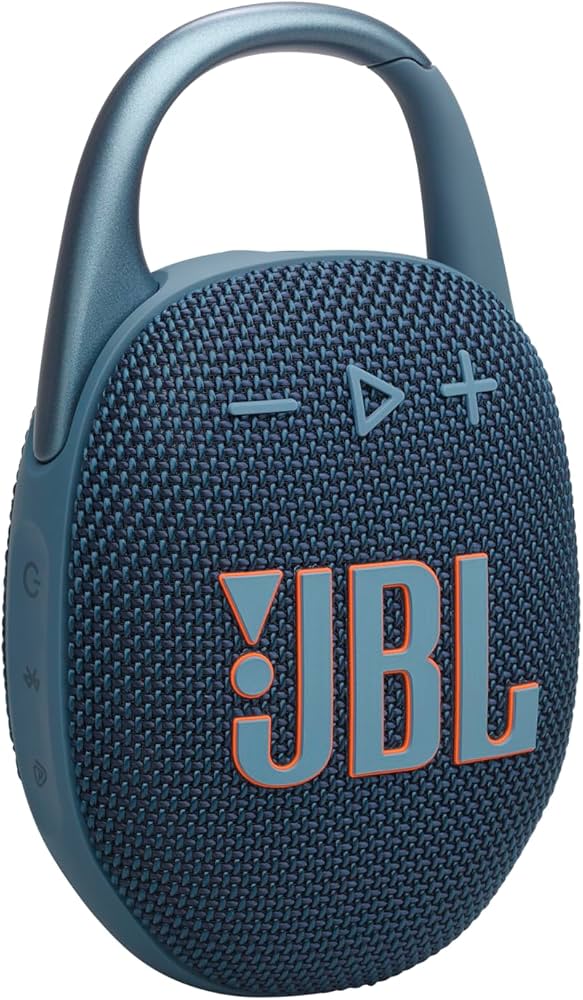 JBL Clip 5 Portable Bluetooth Speaker, Blue