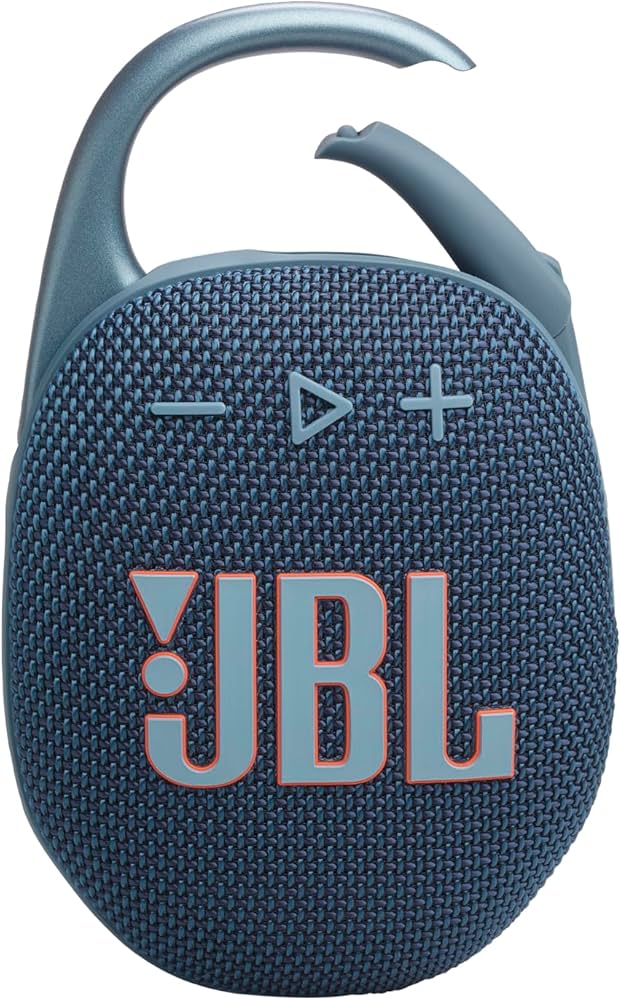 JBL Clip 5 Portable Bluetooth Speaker, Blue