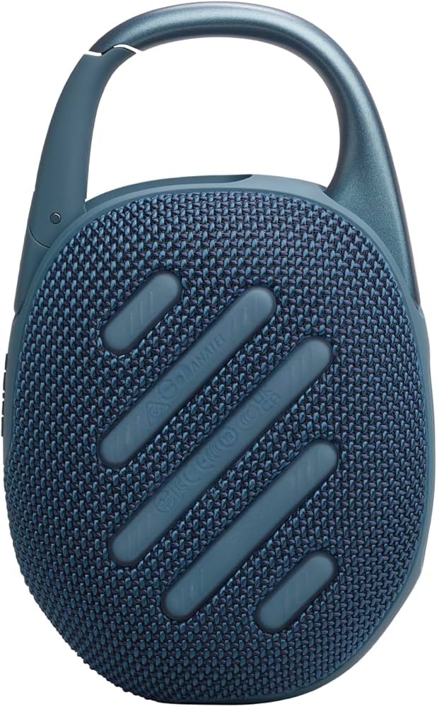 JBL Clip 5 Portable Bluetooth Speaker, Blue