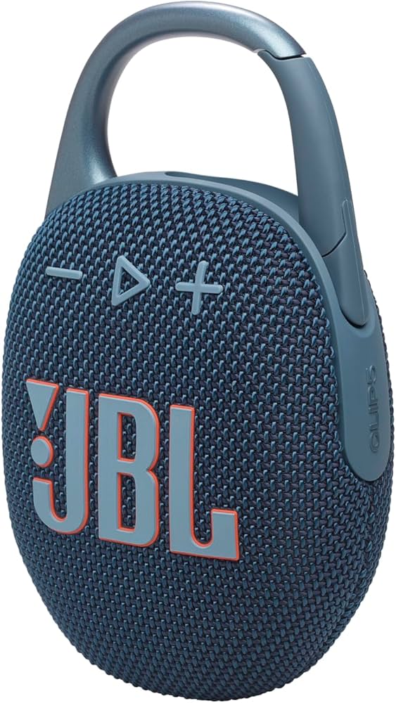 JBL Clip 5 Portable Bluetooth Speaker, Blue