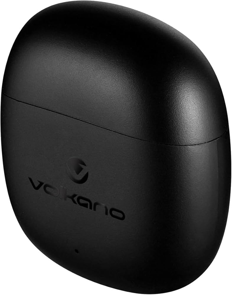 Volkano Sleek Series TWS Bluetooth Earphones | Hands-Free Calling | IPX4 Water Resistant | Voice Assistant Support | Black