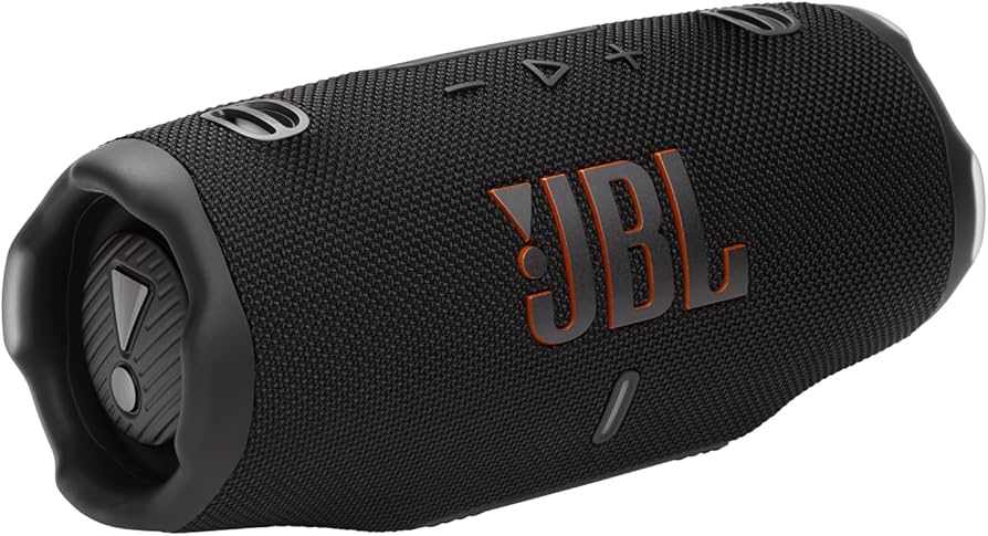 JBL Charge 6 Portable Bluetooth Speaker - Black