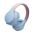 Cozy Bluetooth Wireless Stereo Headphones Soft Earmuffs,Noise Reduction - Gradient Blue