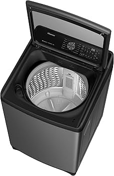 Hisense Top Loader Washing Machine, 18 Kg Load Capacity, Black