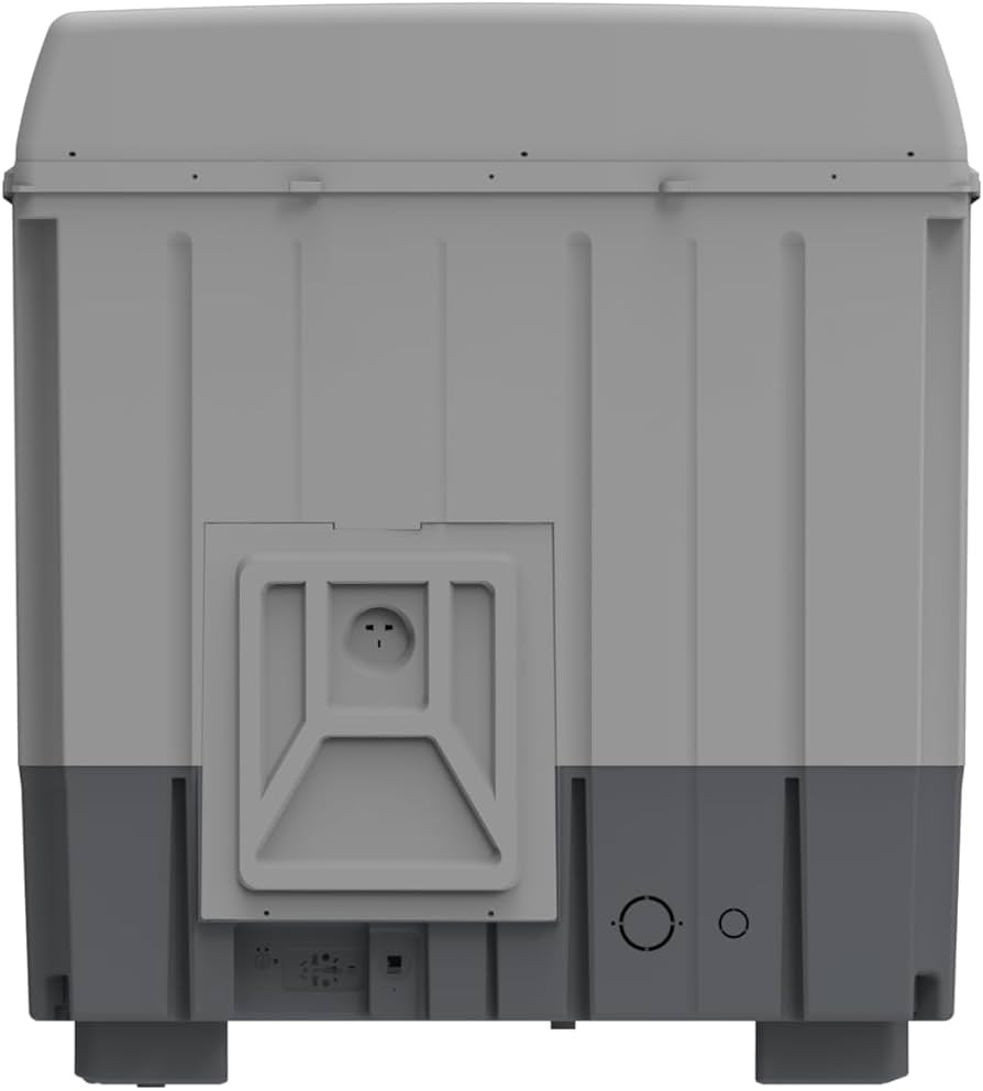 Hisense 16kg Twintub Washing Machine, Grey