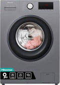 Hisense 9kg Front Loader Washing Machine with Inverter-Titanium Grey WFQP9012VMT