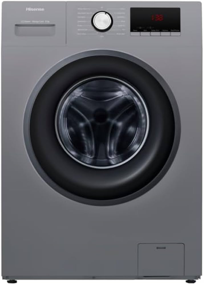 Hisense 9kg Front Loader Washing Machine with Inverter-Titanium Grey WFQP9012VMT