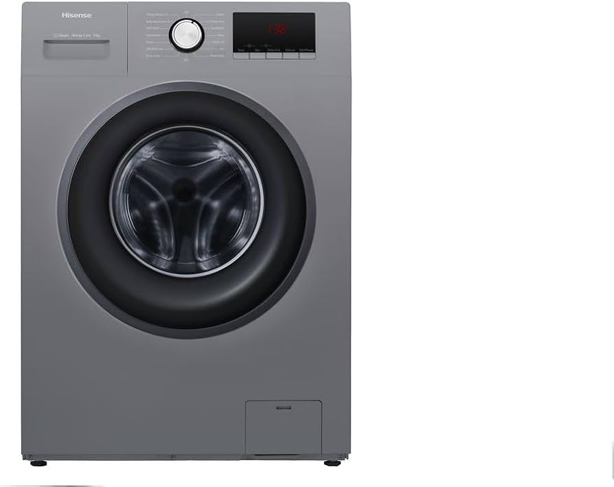 Hisense 9kg Front Loader Washing Machine with Inverter-Titanium Grey WFQP9012VMT