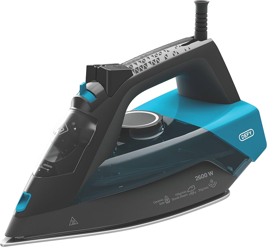 Defy 2600W Ceramic Soleplate Steam Iron, Blue/Green SI4126BG
