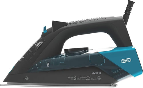 Defy 2600W Ceramic Soleplate Steam Iron, Blue/Green SI4126BG