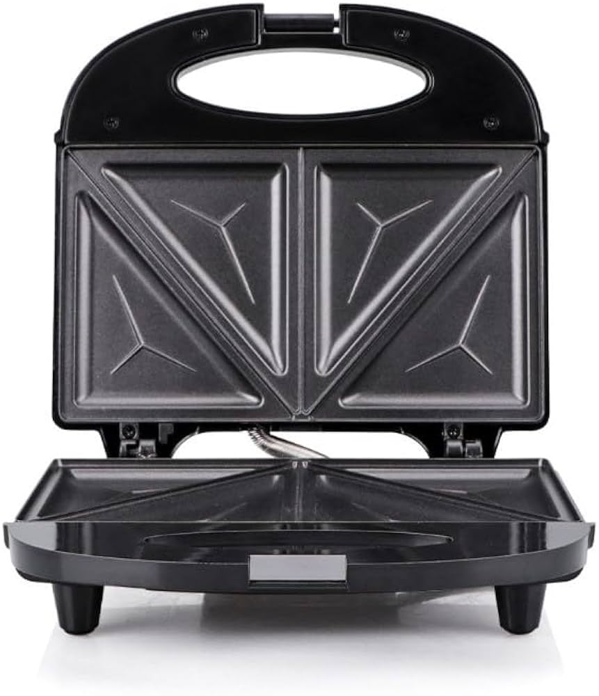 Trade Kite 2 Slice Sandwich Maker – Non-Stick, Stainless Steel, 750W – Compact Electric Toaster Press with Cool-Touch Handle, Lockable Lid & Indicator Lights