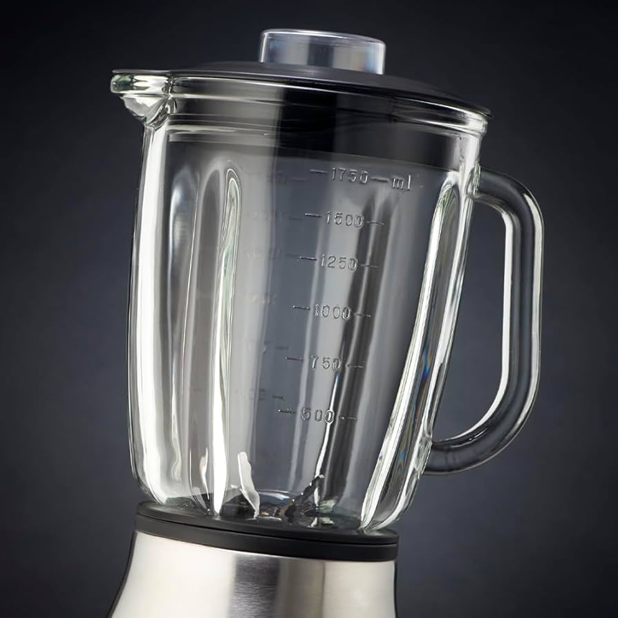 Russell Hobbs 650W Satin Glass Jug Blender, 1.75 Liter Capacity