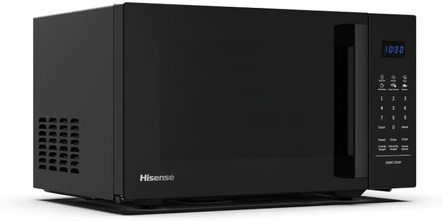Hisense 800W Manual Microwave Oven with Handle, 28 Liter Capacity, Black