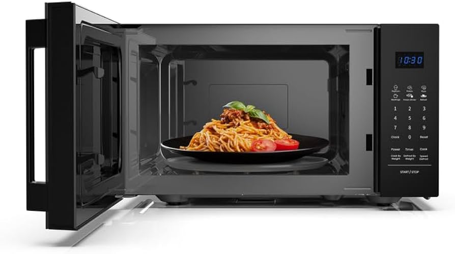 Hisense 800W Manual Microwave Oven with Handle, 28 Liter Capacity, Black