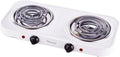 Pineware PDSH02 2000W Electric Double Spiral Hotplate, White