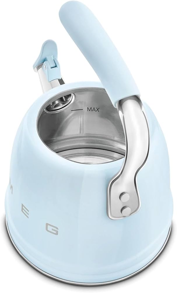 Smeg 2,3L Pastel Blue Whistling Kettle CKLW2001PB