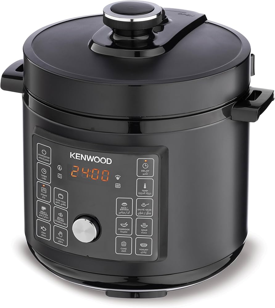 Kenwood PCM95.000BK 16-in-1 Electric Pressure Cooker, 8 Liter Capacity