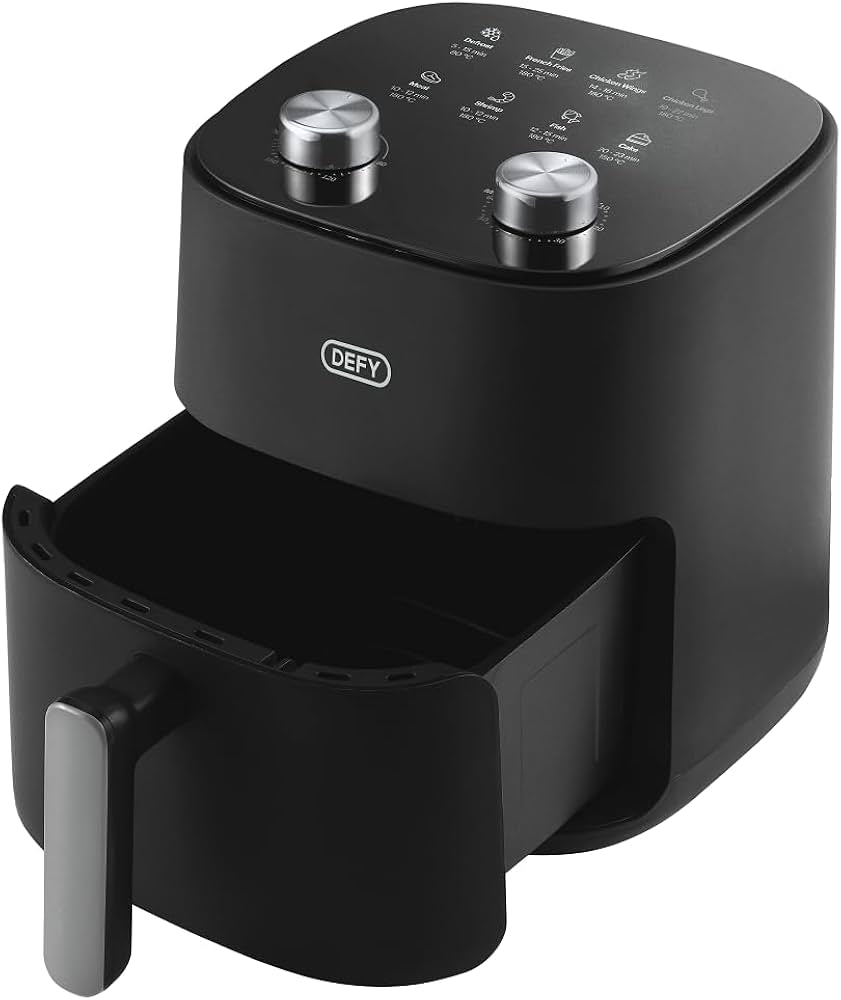 Defy DAF2347MBG 4.7L Matte Black & Silver Manual Air Fryer