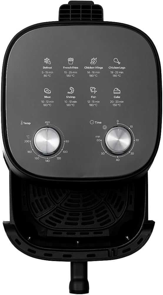 Defy DAF2347MBG 4.7L Matte Black & Silver Manual Air Fryer