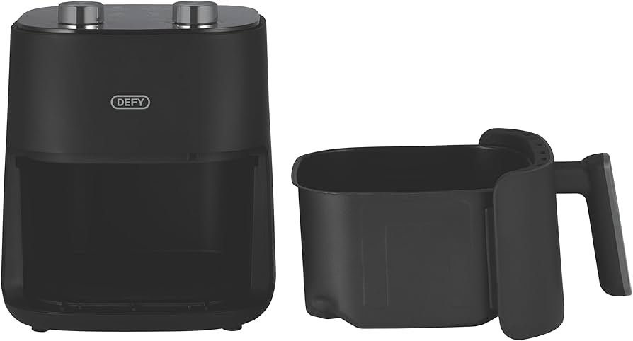 Defy DAF2347MBG 4.7L Matte Black & Silver Manual Air Fryer