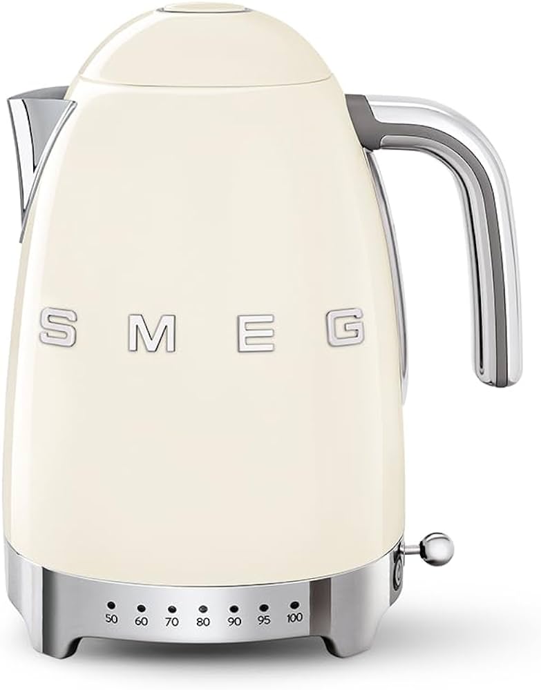 Cream Retro Electric Variable Kettle 1.7 Litre Capacity ~ 2400w