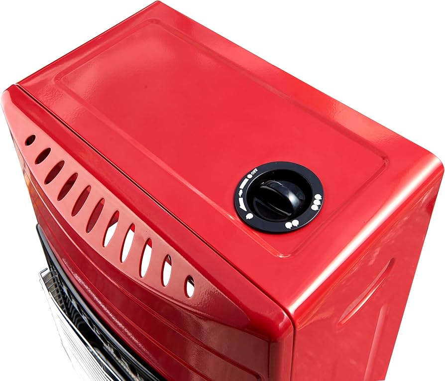 ALVA 3 Panel Luxurious Infrared Radiant Indoor Gas Heater | Red | LPGSA Certified | 12 Month Warranty